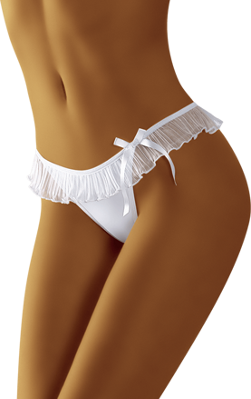 Women's thong with frill MARINERA Wolbar