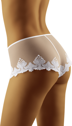 Women's boxer shorts with translucent tulle SAHA Wolbar