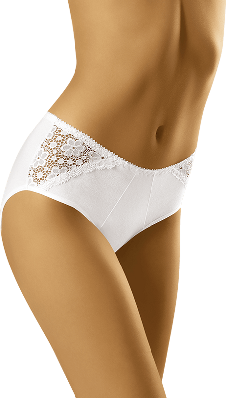 Women's panties with romantic lace eco-NU Wolbar