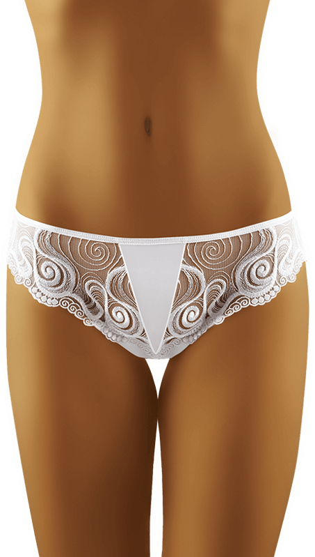 Women's hip panties with lace RAYA Wolbar